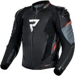 Rebelhorn Veloce Motorrad Lederjacke, schwarz-grau-rot, Gr&ouml;&szlig;e 46 f&uuml;r M&auml;nner