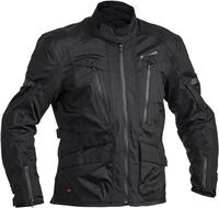 Halvarssons Gruven wasserdichte Motorrad Textiljacke, schwarz, Gr&ouml;&szlig;e 48 f&uuml;r