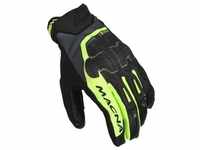 Macna Assault 2.0 Motorrad Handschuhe, schwarz-gelb, Größe L