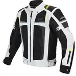 B&uuml;se Livorno Motorrad Textiljacke, grau, Gr&ouml;&szlig;e S f&uuml;r M&auml;nner