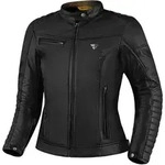SHIMA Winchester 2.0 Damen Motorrad Lederjacke, schwarz, Gr&ouml;&szlig;e XS