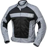 IXS Evo-Air Motorrad Textiljacke, schwarz-grau, Gr&ouml;&szlig;e L f&uuml;r M&auml;nner