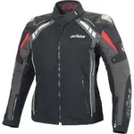 B&uuml;se B.Racing Pro Damen Motorrad Textiljacke, schwarz-grau, Gr&ouml;&szlig;e 36