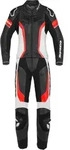 Spidi Laser Touring 2-Teiler Damen Motorrad Lederkombi, schwarz-weiss-rot, Gr&ouml;&szlig;e 38