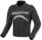Bogotto Boomerang Wasserdichte Motorrad Textil Jacke, schwarz-grau, Gr&ouml;&szlig;e XS f&uuml;r
