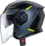 Caberg CA20056525-S, Caberg Flyon II Boss Jethelm Schwarz Gelb male