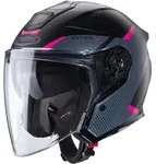 Caberg Flyon II Boss Jethelm, schwarz-pink, Gr&ouml;&szlig;e M f&uuml;r M&auml;nner