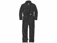 Carhartt Washed Duck Insulated Overall 104396-BLK-S008