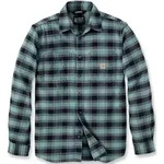 Carhartt Rugged Flex Flannel Plaid Hemd, schwarz-gr&uuml;n, Gr&ouml;&szlig;e 2XL f&uuml;r M&auml;nner