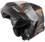 Bogotto V271 Delta Klapphelm, schwarz-orange, Gr&ouml;&szlig;e XS f&uuml;r M&auml;nner