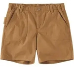 Carhartt Rugged Flex Relaxed Fit Canvas Work Damen Shorts, braun, Gr&ouml;&szlig;e XS