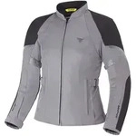 SHIMA Jet wasserdichte Damen Motorrad Textiljacke, grau, Gr&ouml;&szlig;e XS