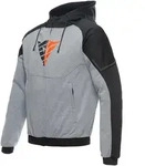 Dainese Daemon-X Safety Motorrad Zip Hoodie, schwarz-grau-rot, Gr&ouml;&szlig;e 44 f&uuml;r