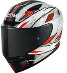 Suomy Track-1 404 2023 Helm, weiss-rot-silber, Gr&ouml;&szlig;e S f&uuml;r M&auml;nner