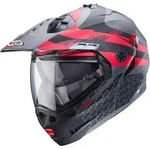 Caberg Tourmax X Sarabe Klapphelm, schwarz-grau-rot, Gr&ouml;&szlig;e L f&uuml;r M&auml;nner