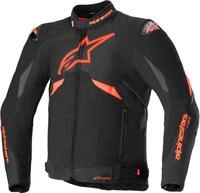 Alpinestars T-GP R V3 Drystar wasserdichte Motorrad Textiljacke, schwarz-weiss-rot,