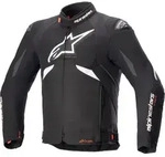Alpinestars T-GP R V3 Drystar wasserdichte Motorrad Textiljacke, schwarz-weiss,