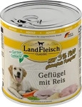 LandFleisch 9115892, LandFleisch Classic Gefl&uuml;gel mit Reis 800 g - 6 St&uuml;ck