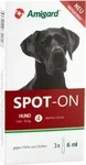 Amigard 74223, Amigard Spot-on Hund f&uuml;r Hunde &uuml;ber 30 kg - 3 x 6 ml