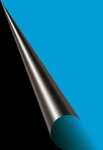 Aqua Della 241/108710, Aqua Della Fotor&uuml;ckwand schwarz/blau, Ma&szlig;e: 120 x 50 cm
