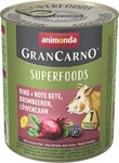 Animonda 41021, Animonda GranCarno Adult Rind + Kaninchen 800 g - 6 St&uuml;ck