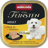 Animonda 6738706, Animonda vom Feinsten Schlemmerkern mit Rind, Ei & Schinken 150 g -