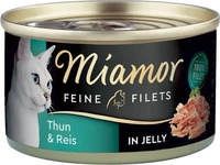 Miamor 6723121, Miamor Feine Filets mit Thunfisch in Lachsjelly Pouch 100 g - 24