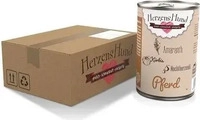 HerzensHund 19044, HerzensHund Pferd mit K&uuml;rbis 800 g - 6 St&uuml;ck