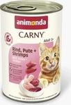 Animonda 6731648, Animonda Carny Adult Rind, Pute + Shrimps 400 g - 6 St&uuml;ck