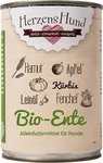 HerzensHund 19049, HerzensHund Bio-Ente mit Bio-Gem&uuml;se 400 g - 12 St&uuml;ck
