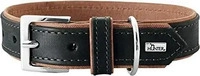 Hunter 63752, Hunter Halsband Porto schwarz/cognac, Gr&ouml;&szlig;e: 30 cm / Breite: 1,8 cm