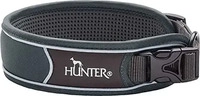 Hunter 67625, Hunter Halsband Divo grau/grau, Gr&ouml;&szlig;e: S / Breite: 4,0 cm