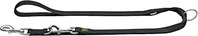 Hunter 64960, Hunter Verstellbare F&uuml;hrleine Extra Long schwarz, Ma&szlig;e: 15 mm /...
