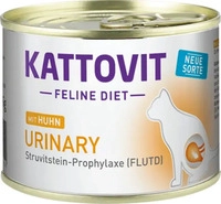 Kattovit 9109366, Kattovit Feline Diet Urinary mit Huhn 185 g - 12 St&uuml;ck