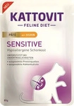 Kattovit 9116359, Kattovit Sensitive Pat&eacute; mit Huhn 85 g - 10 St&uuml;ck