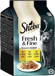Sheba 9118649, Sheba Multipack Fresh & Fine Truthahn, Huhn & Gefl&uuml;gel in Gelee 6 x