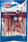 Trixie 31395, Trixie Kaurollen mit Ente / Sparpaket, 12 cm / 240 g pro Packung