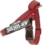 Julius-K9 H661823_matching, Julius-K9 Gurtbandgeschirr rot, Gr&ouml;&szlig;e: Mini