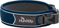 Hunter 67618, Hunter Halsband Divo dunkelblau/grau, Gr&ouml;&szlig;e: XL / Breite: 5,5 cm