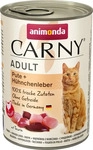 Animonda 9107931, Animonda Carny Adult mit Pute & H&uuml;hnchenleber 400 g - 6 St&uuml;ck