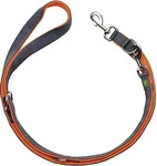 Hunter 68946, Hunter Verstellbare F&uuml;hrleine Maldon orange/grau, Ma&szlig;e: 15 mm /...