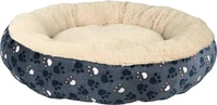Trixie 37377, Trixie Bett Tammy blau/beige, Durchmesser: 50 cm