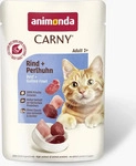 Animonda 9108672, Animonda Carny Adult Rind + Perlhuhn 85 g - 12 St&uuml;ck