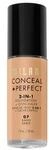Milani Cosmetic Conceal + Perfect 2-In-1 Fondation + Concealer Fl&uuml;ssige Foundation