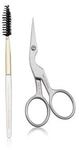 Tweezerman Brow Shaping Scissors & Brush Augenbrauenschere &...