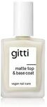 gitti Matte Top & Base Coat Nagelunter- und Nagel&uuml;berlack