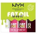 NYX Professional Makeup Fat Oil Lip Drip Kit Lip Gloss 4er Set Lippen Make-up Set