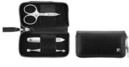 Zwilling Manik&uuml;re Pedik&uuml;re Set 3tlg. mit Kombi-Nagelschere, vegan, schwarz