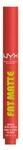 NYX Professional Makeup Fat Matte Smooth Lippenstift