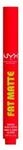 NYX Professional Makeup Fat Matte Smooth Lippenstift